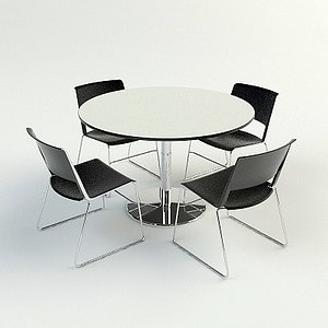 table chairs - materials 3d max