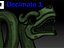 Sculpture Aspid Aztèque