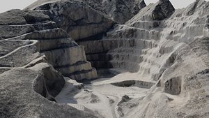 Photoscanned Industrial Mine Quarry Open Mine
