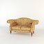 Antique sofa and table