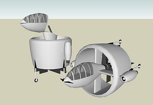 free vtol sketchup 3d model