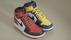 Air Jordan 1 Deadpool vs Wolverine