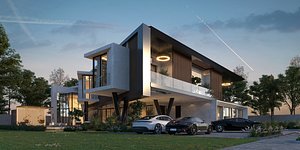LUXURY VILLA DESIGN 3D model
