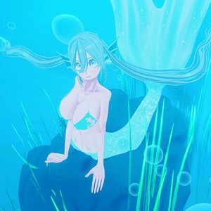 Anime Mermaid model