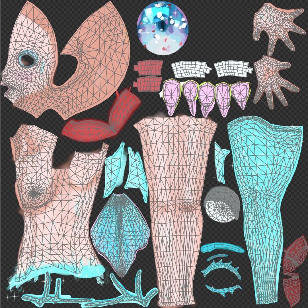 Anime Mermaid model https://p.turbosquid.com/ts-thumb/Nu/xQ6qG5/Pn/uv1/jpg/1730822936/1920x1080/fit_q87/11a12ede311f5d44c8bfd8b9e6c659ad37bd015c/uv1.jpg
