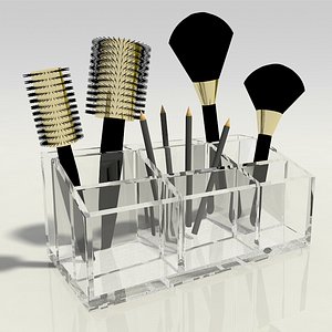 Cosmetic Holder - Makeup Pencils and Brushes