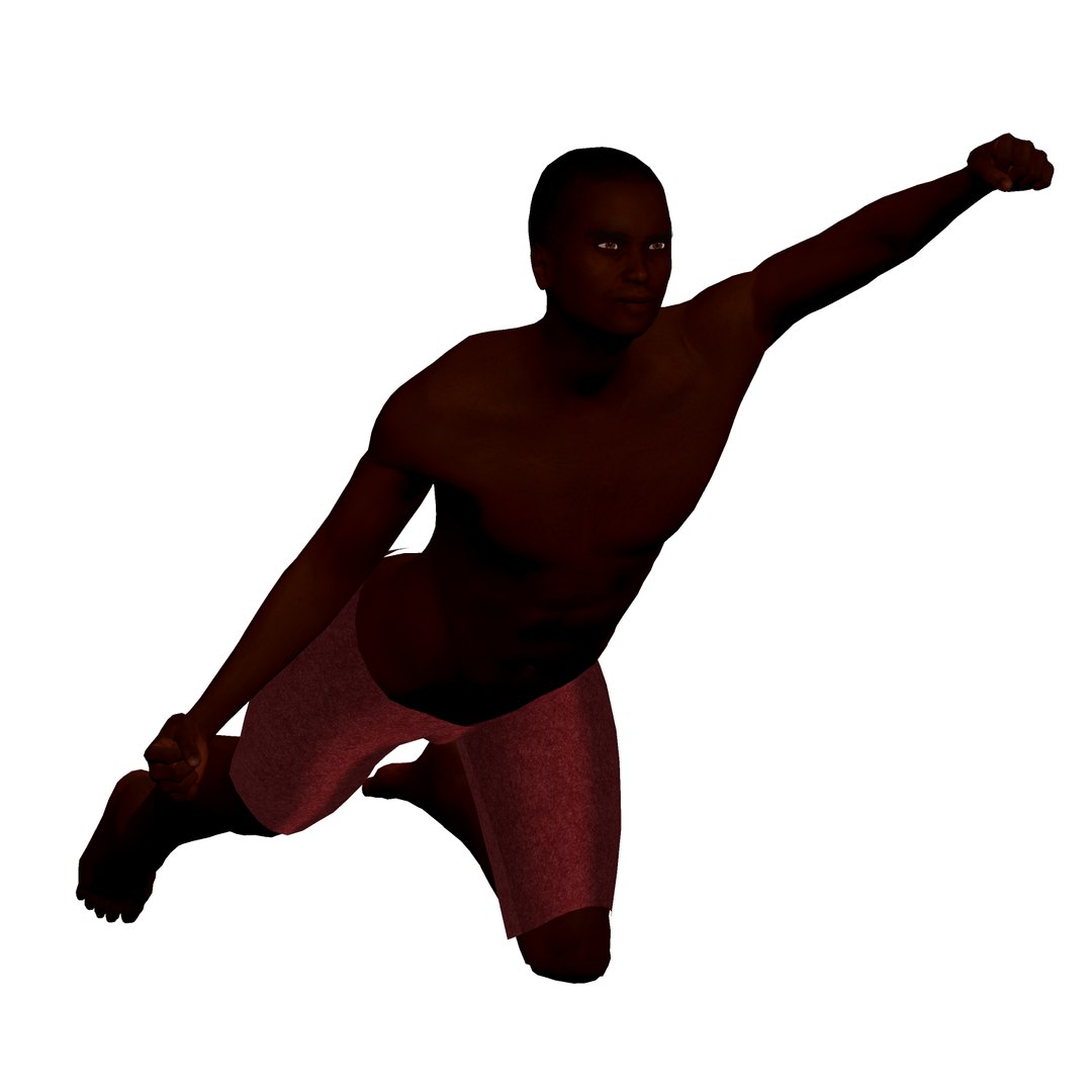 Adult black man swim 3D model - TurboSquid 1636009