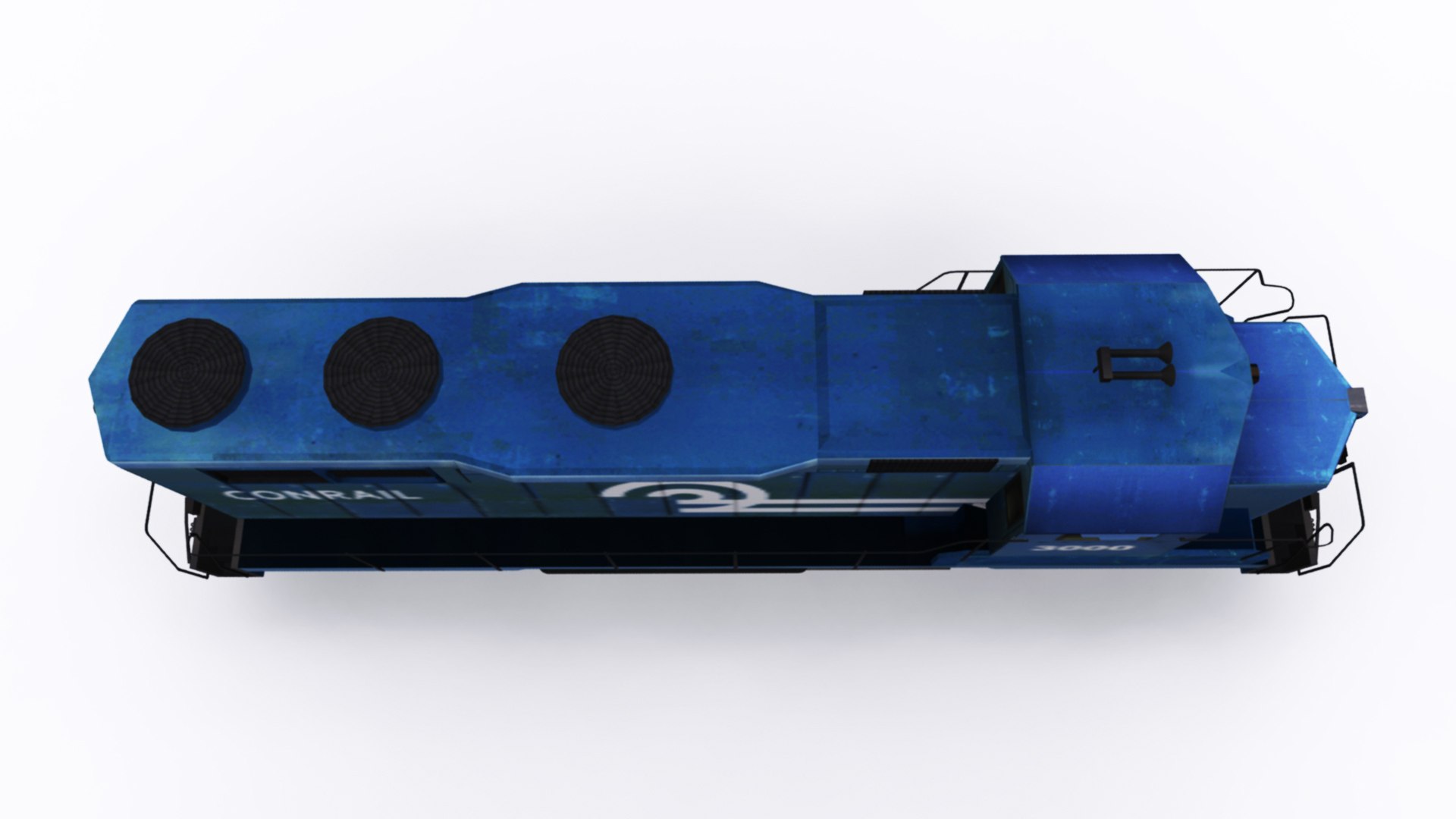 EMD GP40 2 Model - TurboSquid 2099898