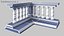 Eroded Stone Balustrade