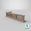 Eroded Stone Balustrade