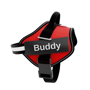 3D Dog harness model