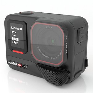 3D model Action camera Insta360 Ace Pro 2 3D Model