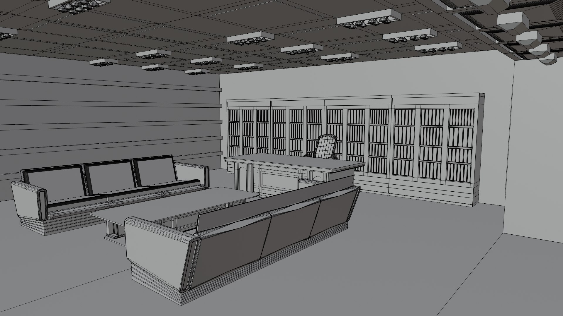 Work Office Model - TurboSquid 2178765