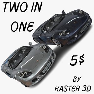 Two in One GT Cars 3D