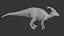 Parasaurolophus - Rigged and Animated 3D model