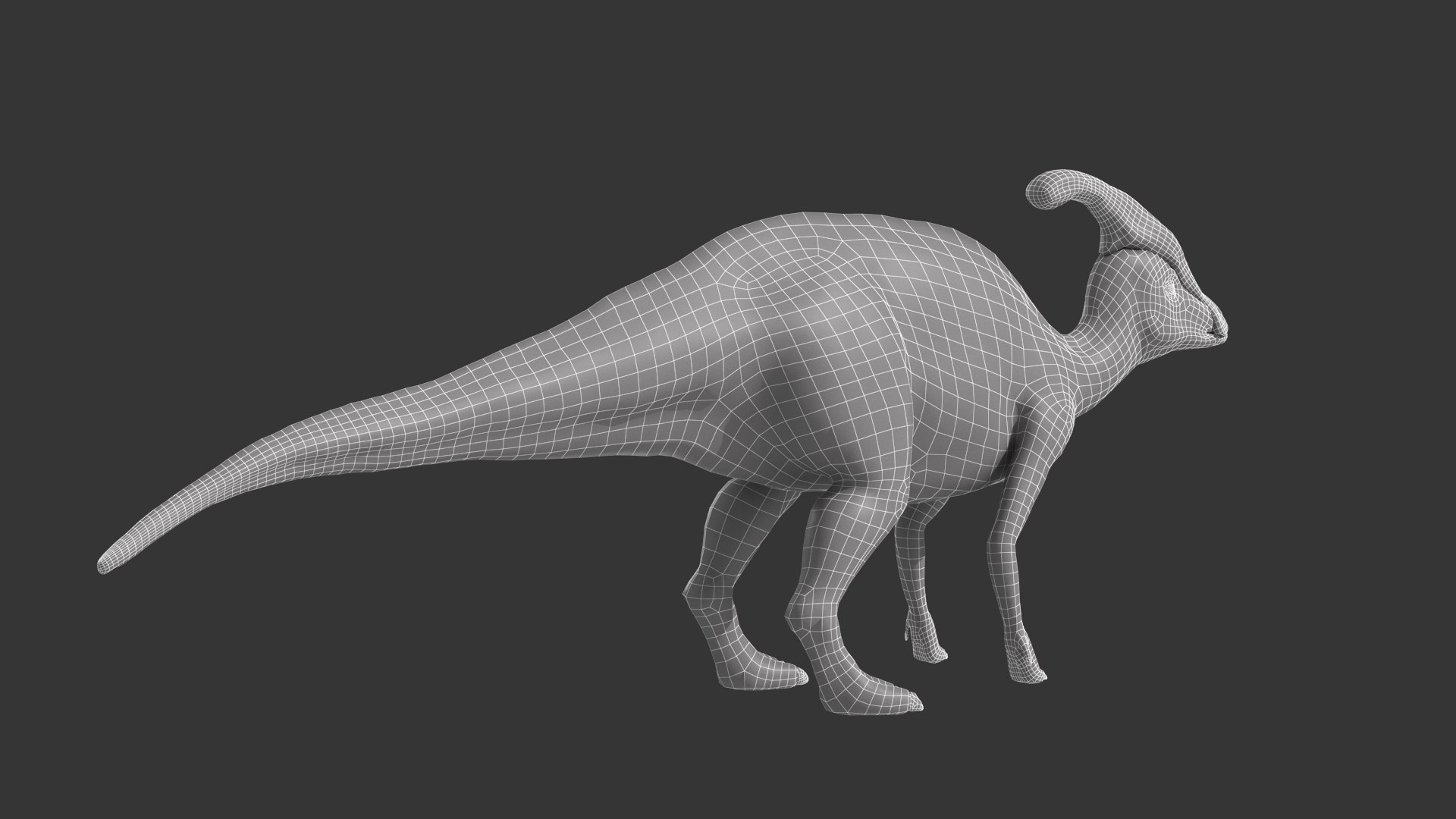 Parasaurolophus - Rigged and Animated 3D model - TurboSquid 1775631