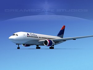 airline boeing 767 767-200er 3D