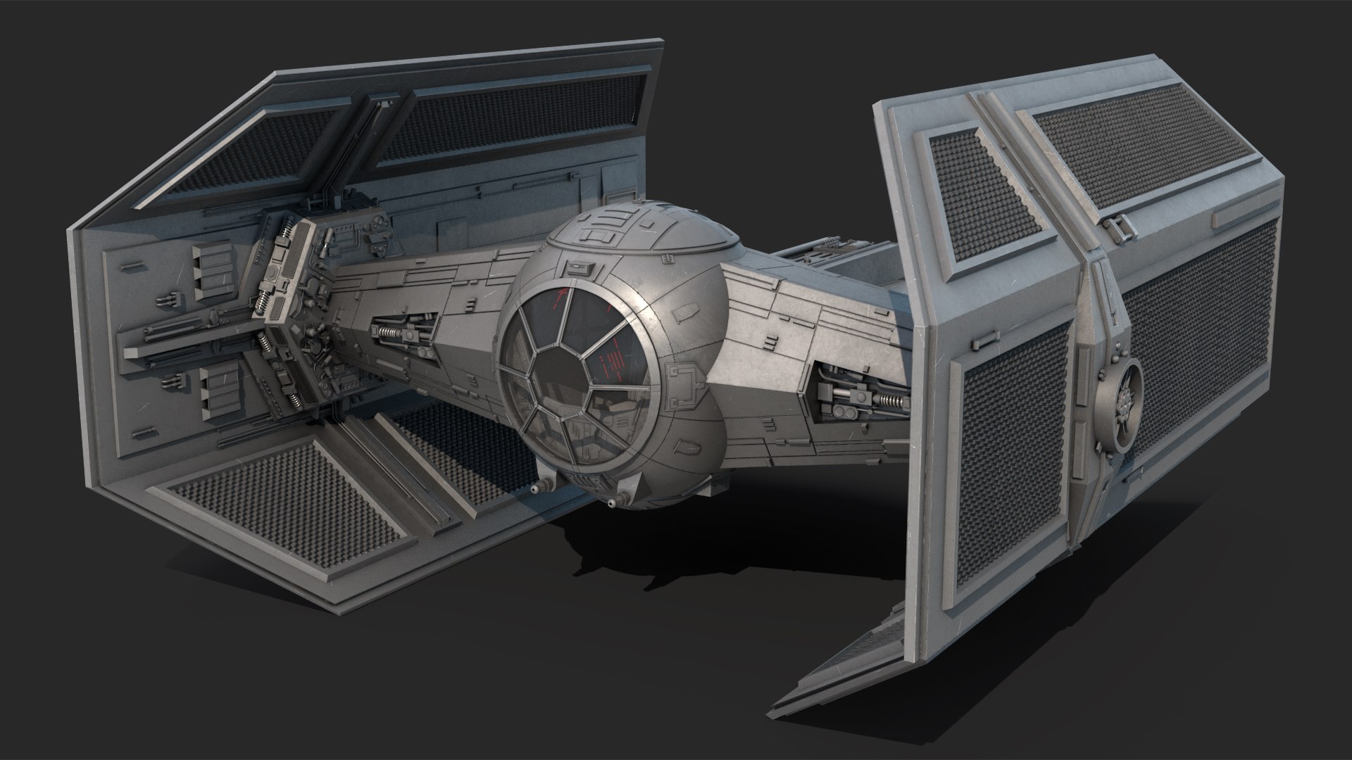 Star Wars Tie Fighter Advanced 3D model https://p.turbosquid.com/ts-thumb/Nv/LljaFn/Ky/starwarstiefighteradvanced3dmodel016/jpg/1687800062/1920x1080/fit_q87/677f8b2e44a2890512068f150cd4d102be8fe33c/starwarstiefighteradvanced3dmodel016.jpg