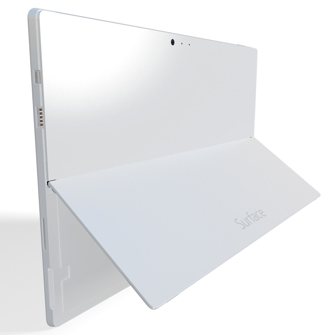 realistic microsoft surface pro obj