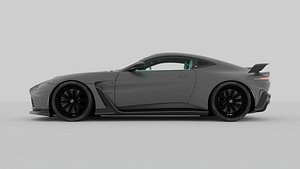aston martin vantage v12 2023 3D model
