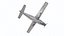 Avion utilitaire léger générique Low-poly PBR