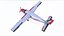 Avion utilitaire léger générique Low-poly PBR