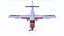 Avion utilitaire léger générique Low-poly PBR