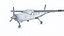Avion utilitaire léger générique Low-poly PBR
