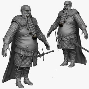 maya sculpt heavy medieval man