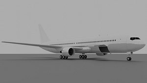 3D Boeing 767-300