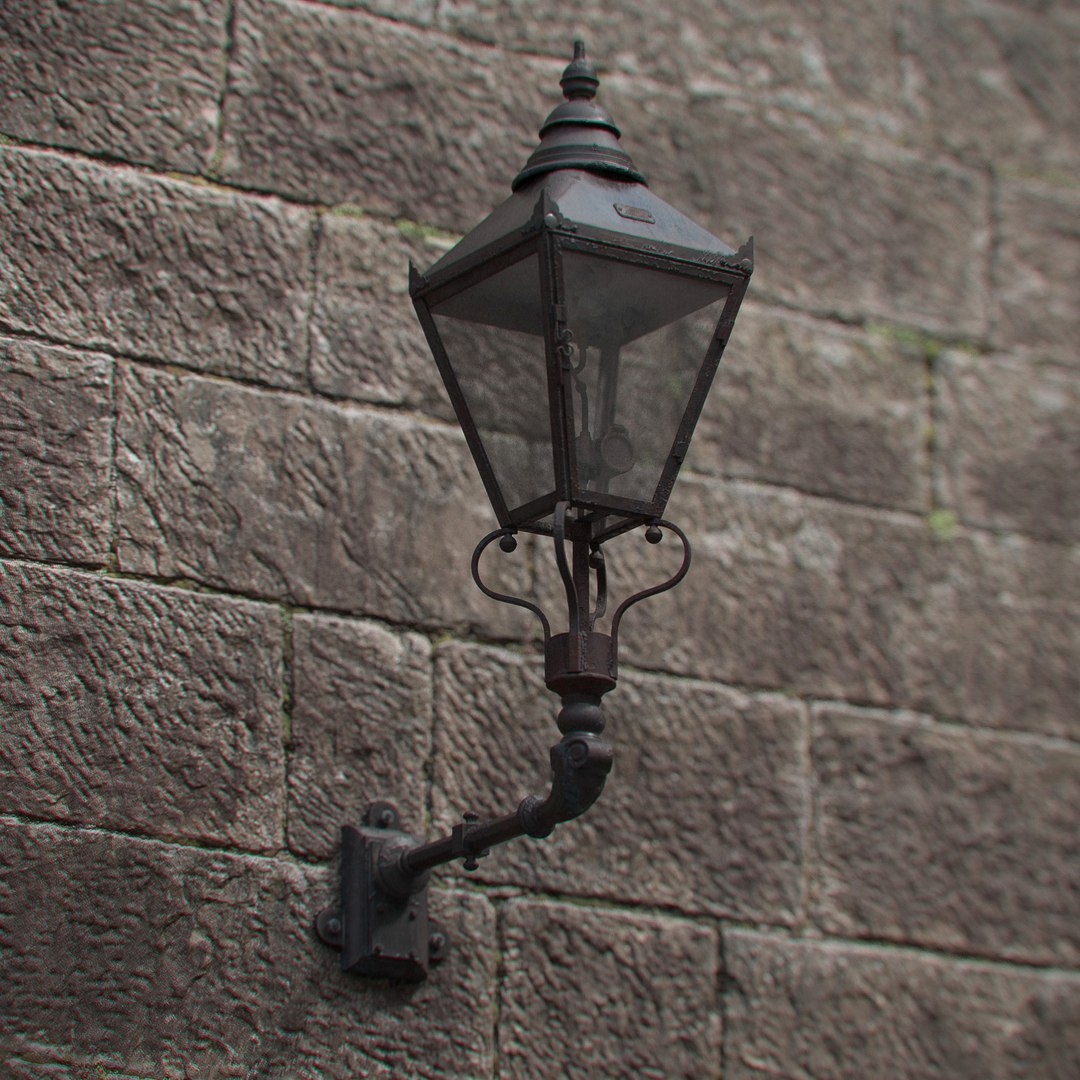 Gas light gaslight 3D model - TurboSquid 1687905