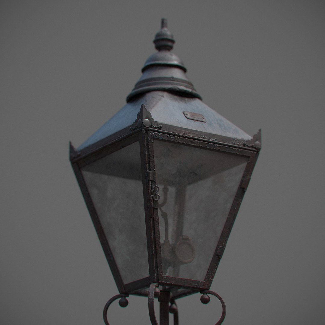 Gas light gaslight 3D model - TurboSquid 1687905