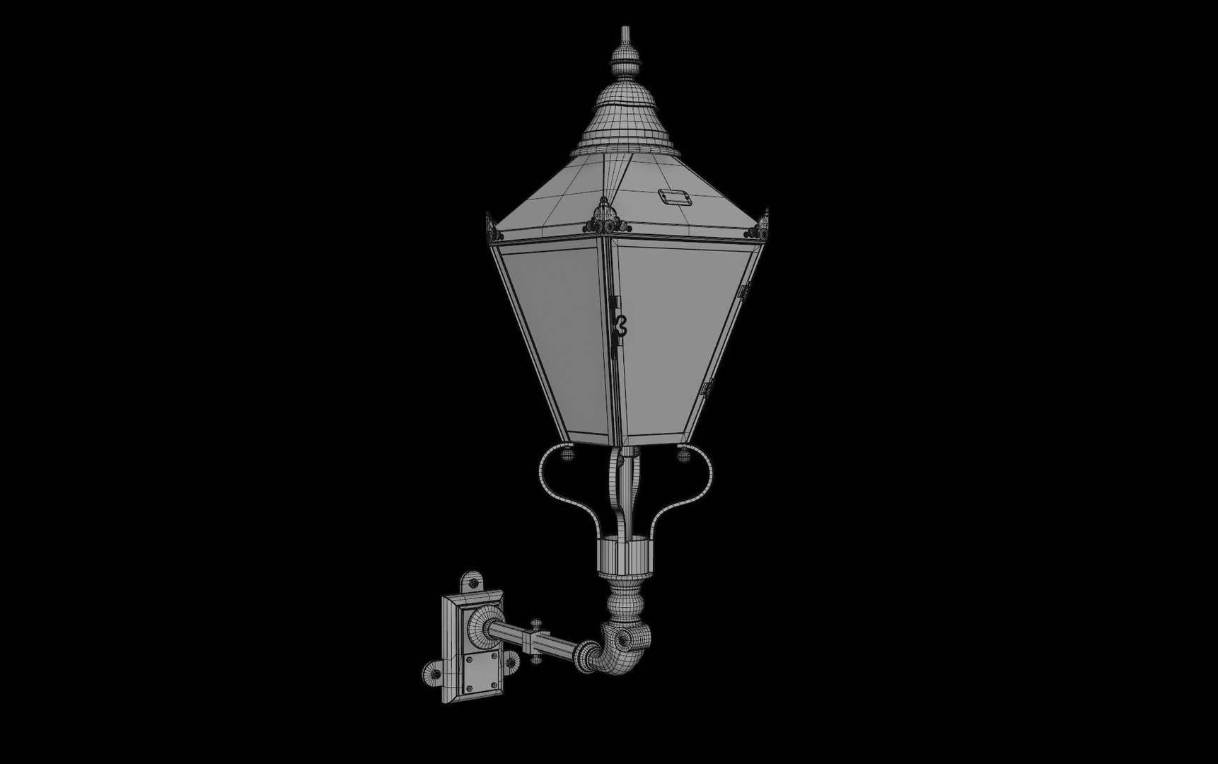 Gas light gaslight 3D model - TurboSquid 1687905