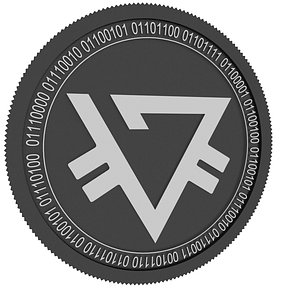 3D prizm black coin