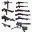 3D WWII US Army Infantry weapon collection