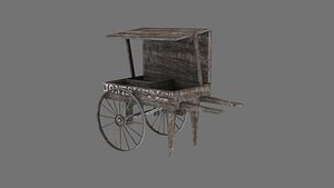 victorian wooden stall 3ds
