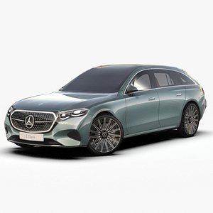 Mercedes E450 4 Matic Estate 2025 3D model