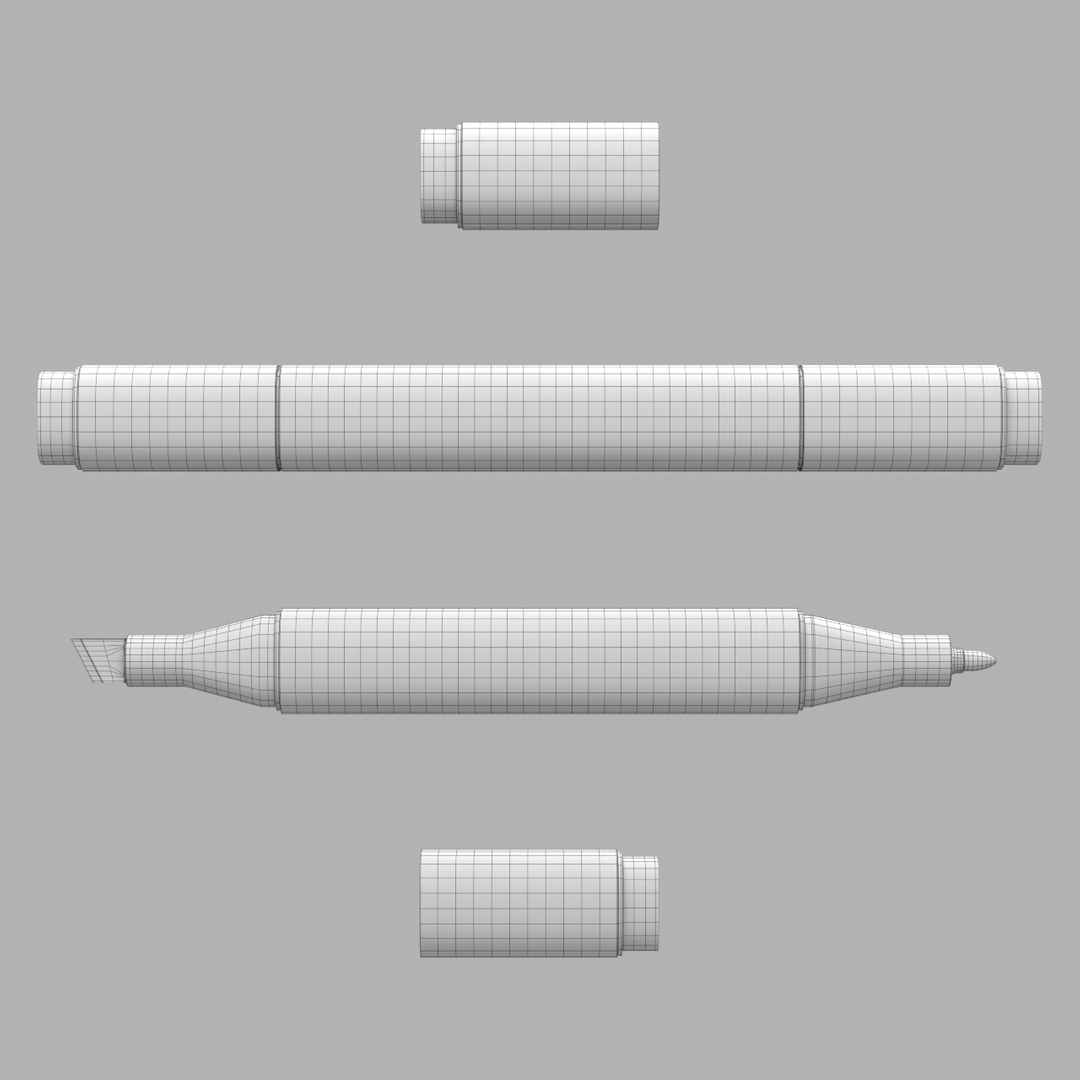 3D Model Set Copic Markers Classic - TurboSquid 1556288