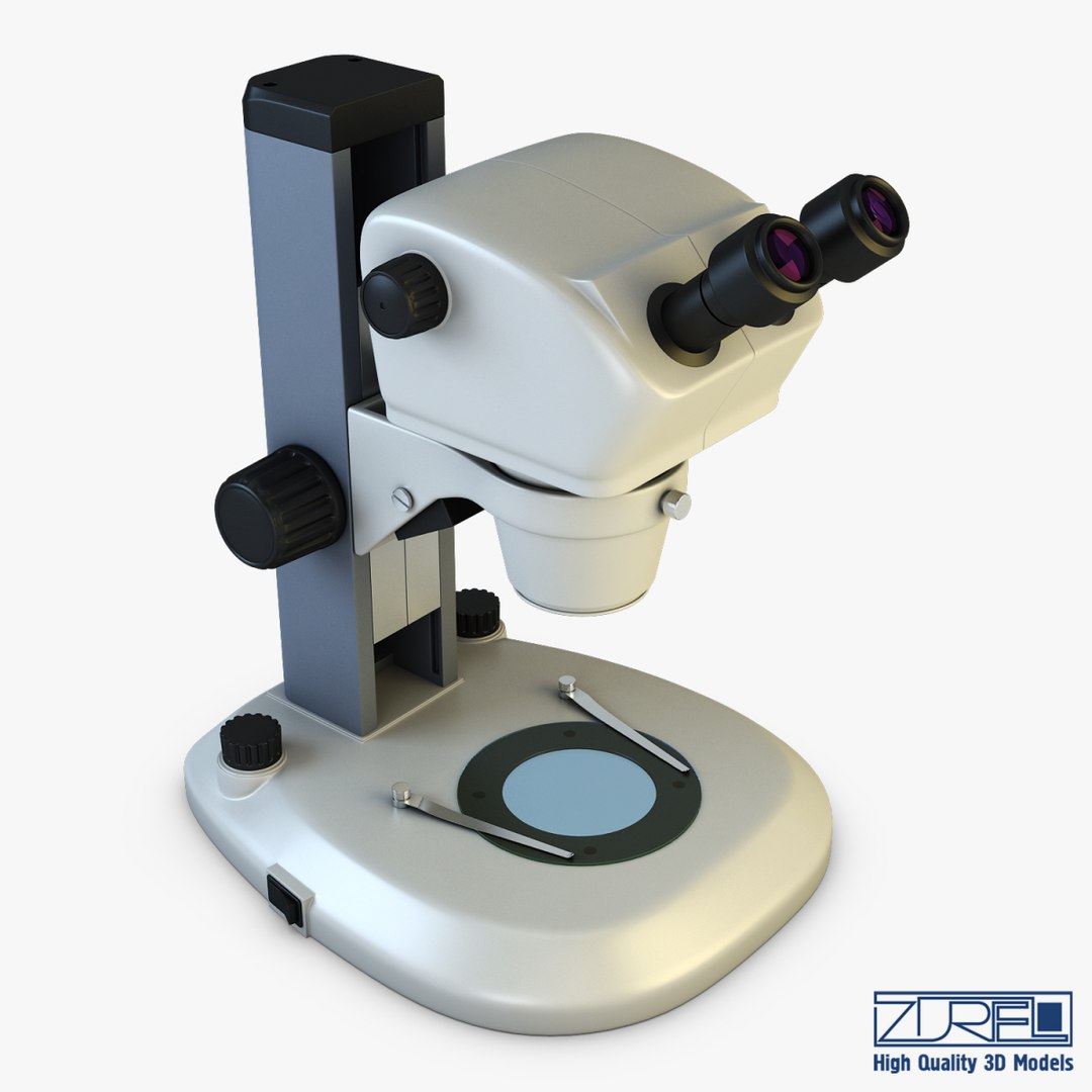 vision microscope 3d model