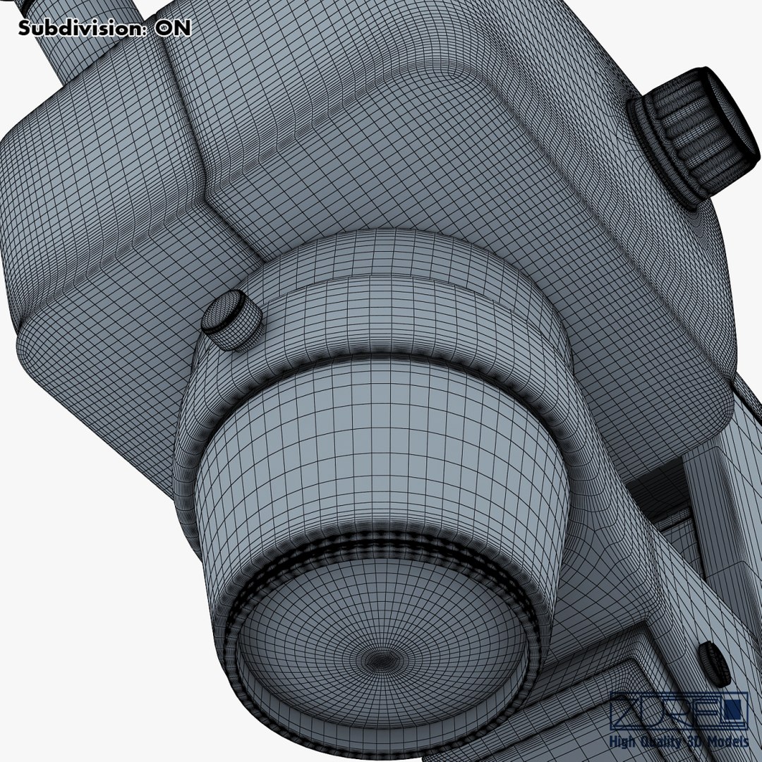 vision microscope 3d model