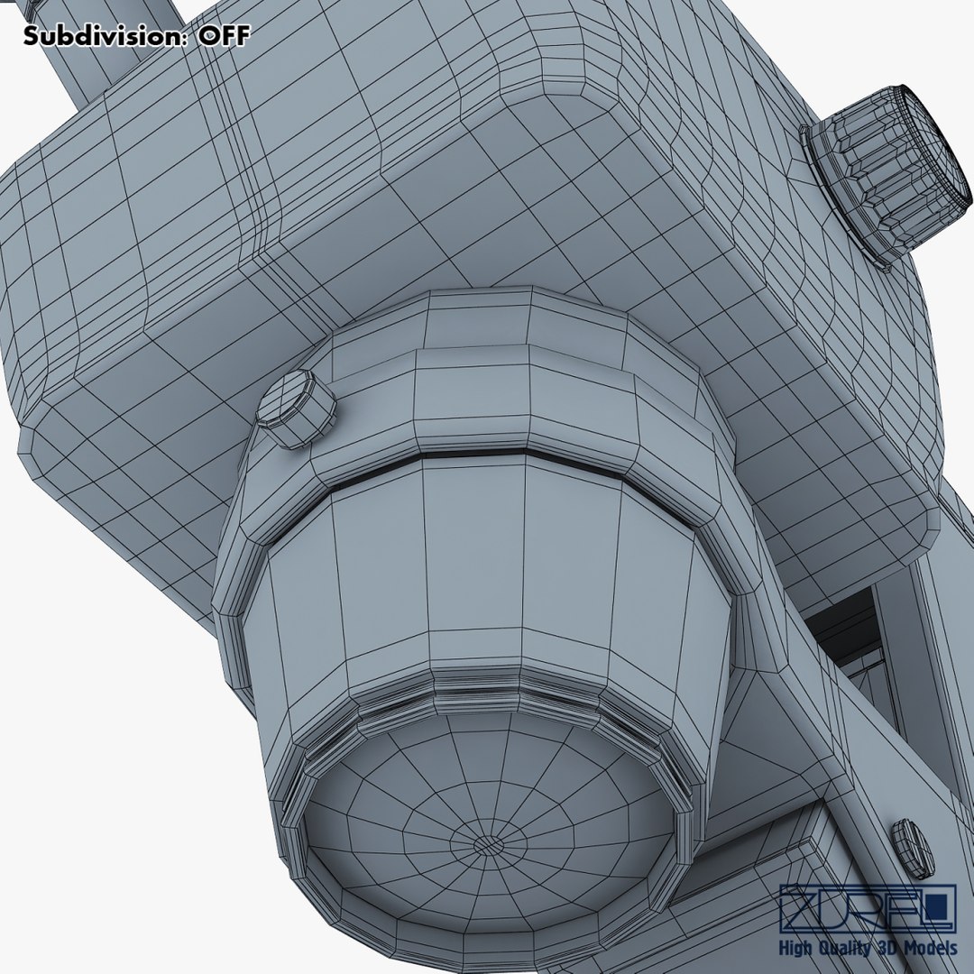 vision microscope 3d model