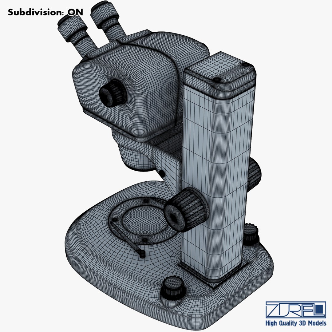vision microscope 3d model