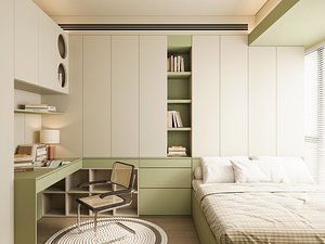 modern bedroom model