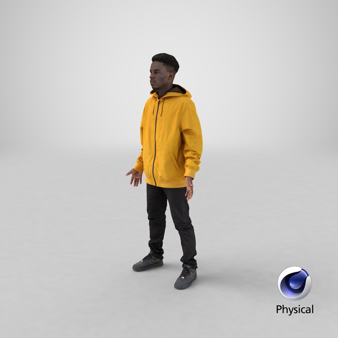 3D Samuel Casual Autumn A Pose Model - TurboSquid 1958421
