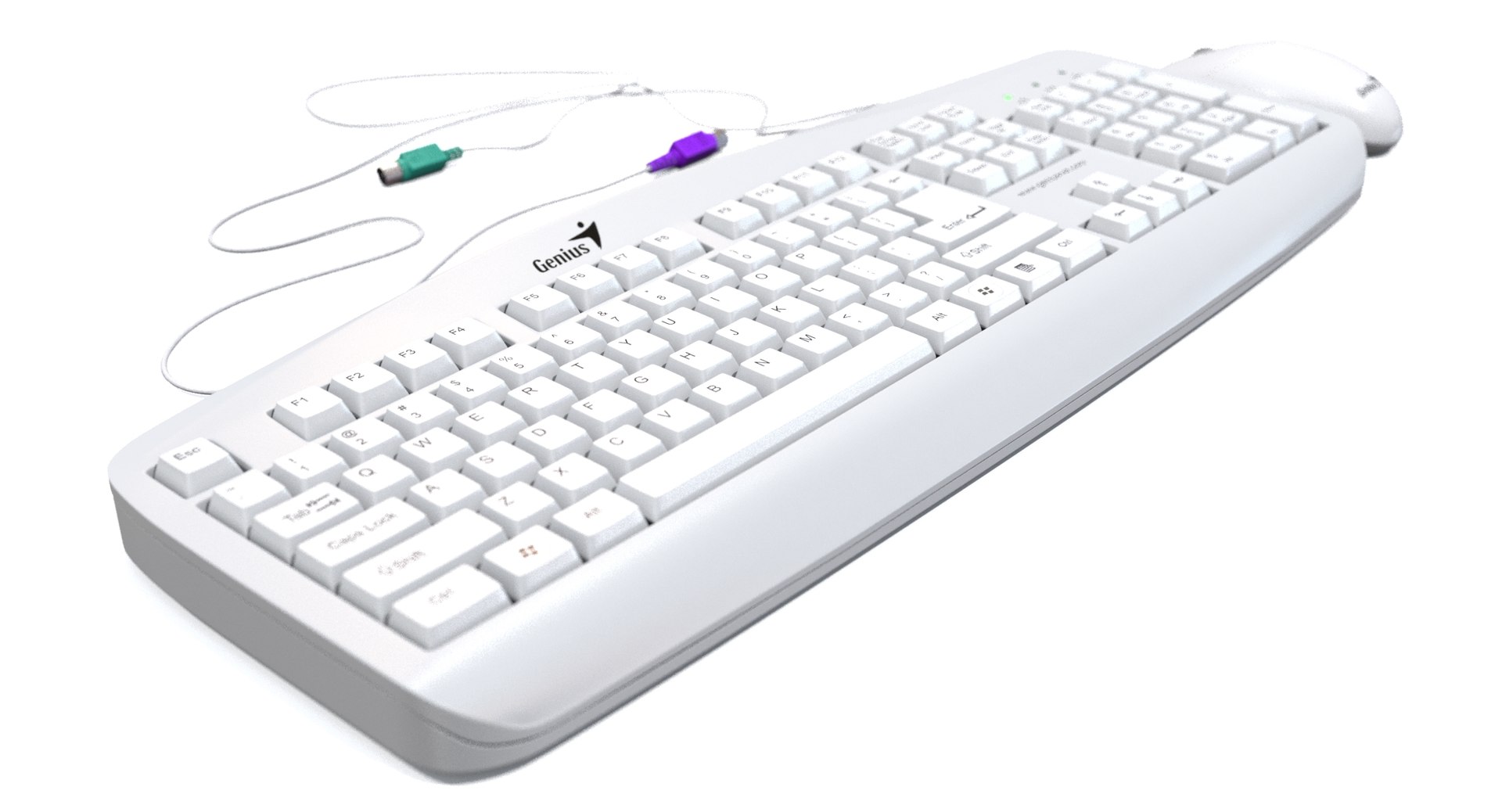 Keyboard Mouse Genius Keys 3d Model