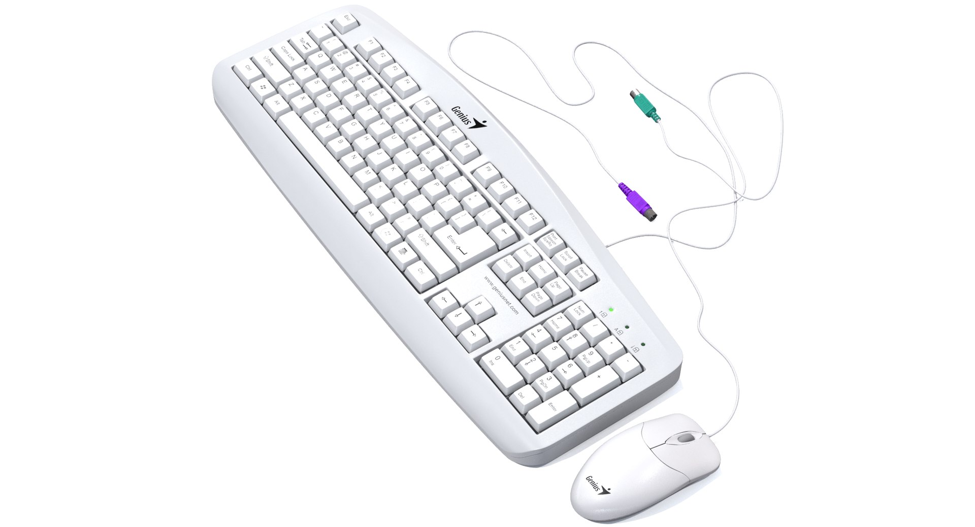 Keyboard Mouse Genius Keys 3d Model