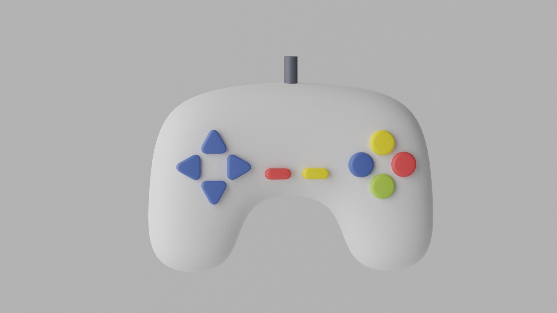 3D Model Cartoon Game Controller - TurboSquid 1930107