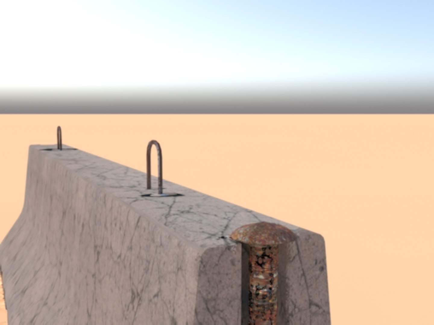 old concrete jersey barrier 3D https://p.turbosquid.com/ts-thumb/Nw/4sETCy/cvzWkFFH/pict4/jpg/1585883237/1920x1080/fit_q87/e8cf349a85f7f545c2e7c7a1f01b5b1c0824dc3a/pict4.jpg