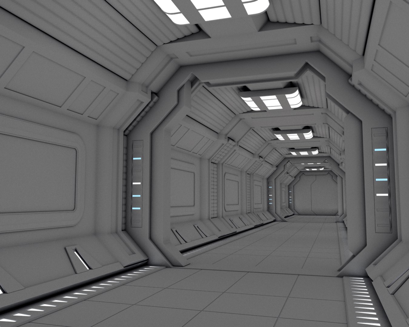 3D model spaceship interior modular - TurboSquid 1373578