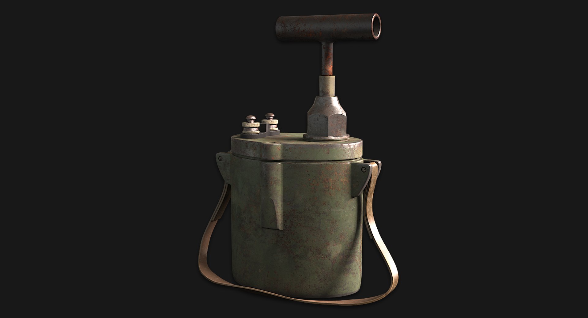 3d pm-2 detonator wwii soldier